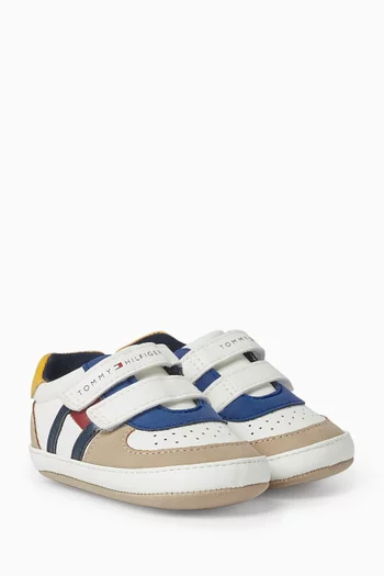 Baby Kiki Flag Velcro Sneakers