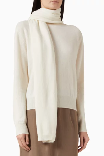 Anastasia Scarf Sweater in Cashmere