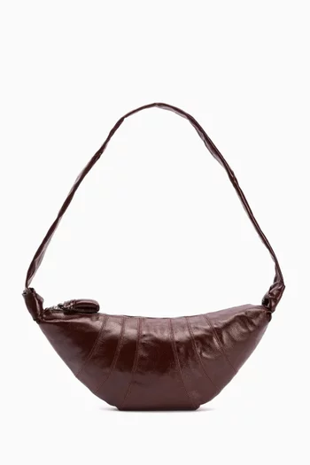 Medium Croissant Bag in Leather