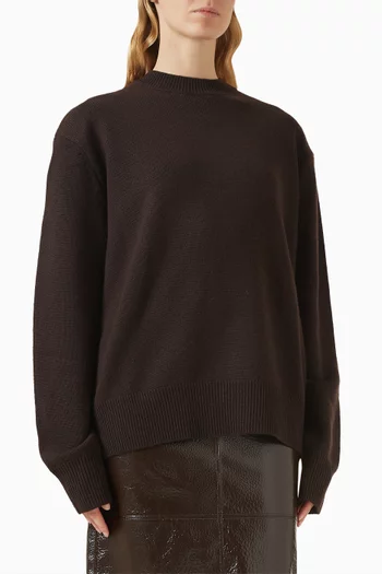 Rafaela Padded Sweater in Wool Blend
