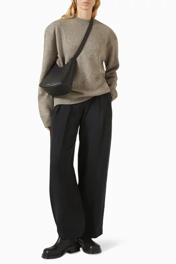 Rafaela Padded Sweater in Wool Blend