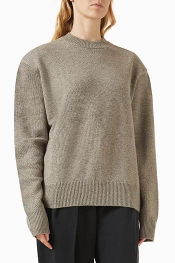 Rafaela Padded Sweater in Wool Blend
