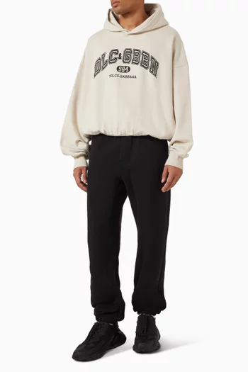 Logo-print Hoodie in Jersey