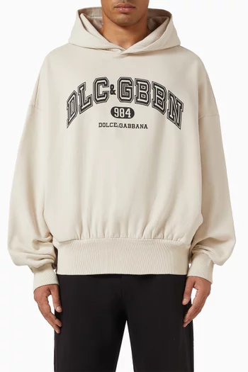 Logo-print Hoodie in Jersey