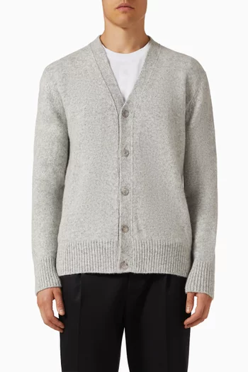 Buttoned Cardigan in Knit
