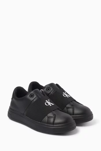 Manhattan Slip-on Sneakers in Faux Leather
