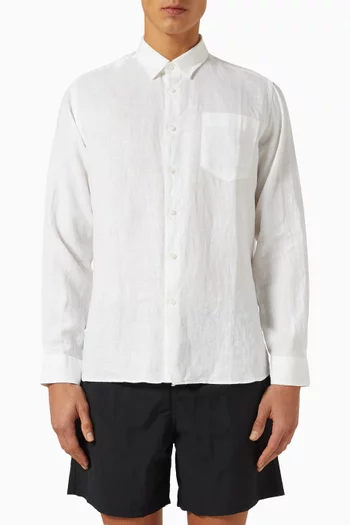 Long-sleeves Shirt in Linen