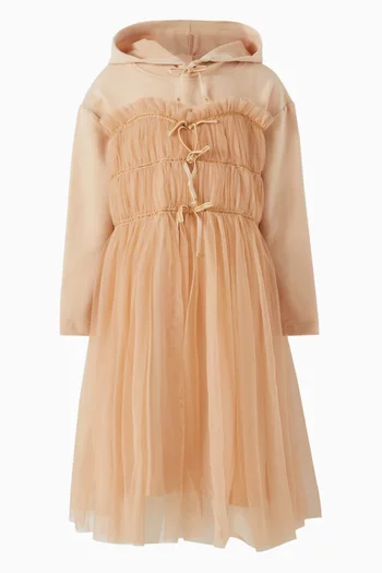 Ena Hooded Dress in Tulle