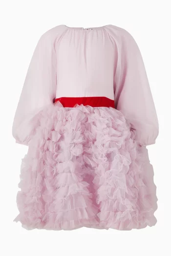 Ruffled Tutu Banded Dress