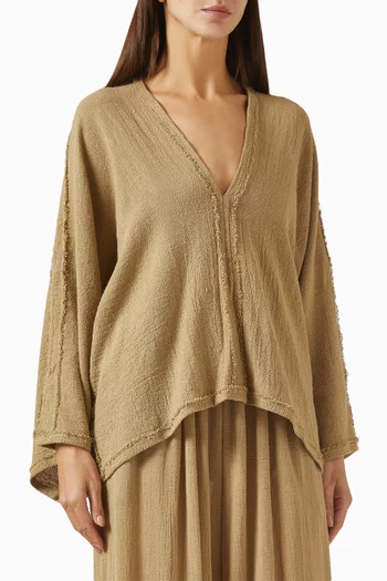 Tixholop Top in Cotton Jute