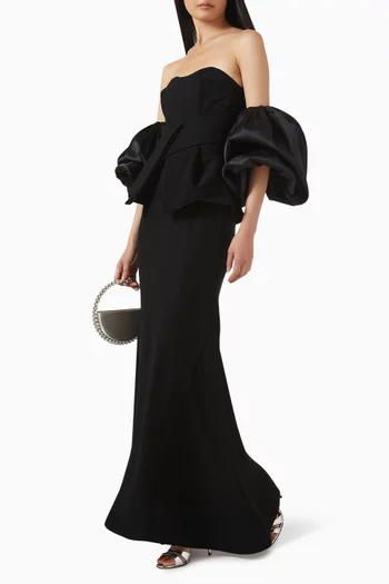 Off-shoulder Corset Gown