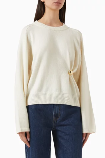 Bill Drape Sweater in Cashmere