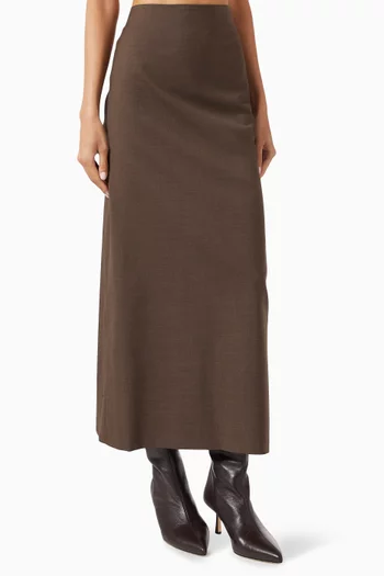 Samos LDS Maxi Skirt in Wool