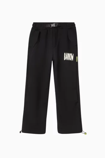 Buckle Sweatpants in Cotton