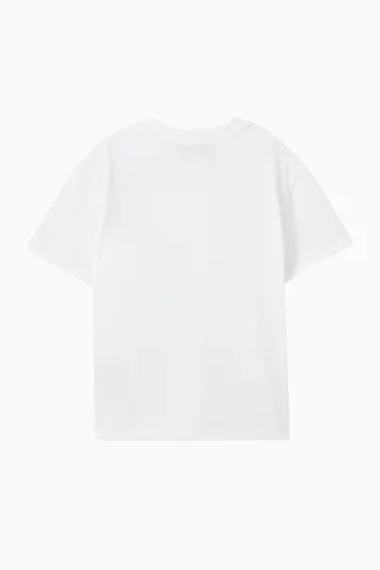 Verticle Logo T-shirt in Cotton