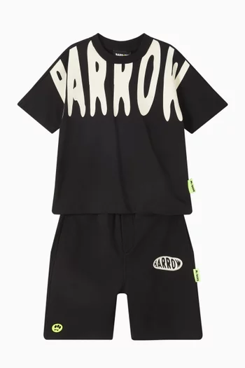 Logo Sweatshorts in Cotton