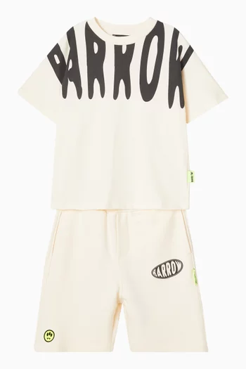 Logo Sweatshorts in Cotton
