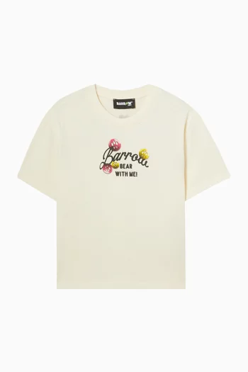 Printed T-shirt in Cotton