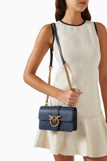 Mini Love One Shoulder Bag in Leather