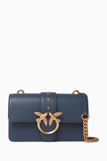Mini Love One Shoulder Bag in Leather