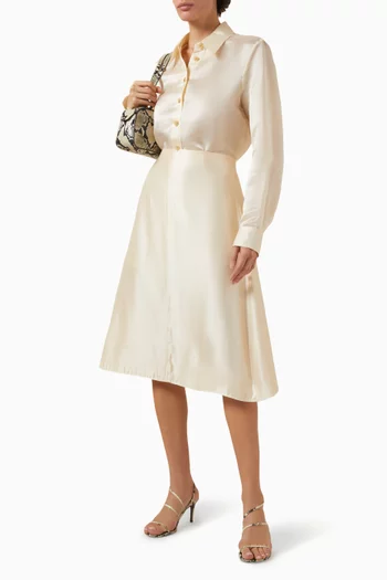 Auryn Top in Viscose Silk Twill