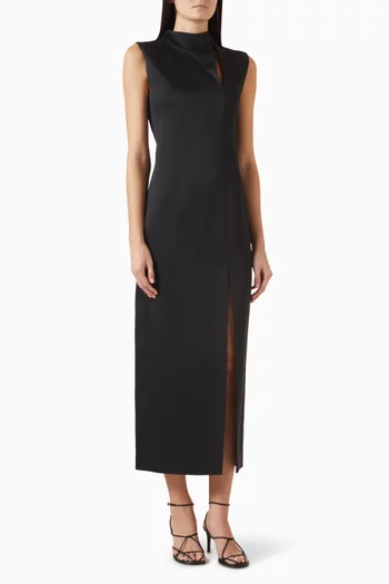 Lowen Dress in Crepe Satin