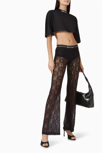 Classic Logo Pants in Lace