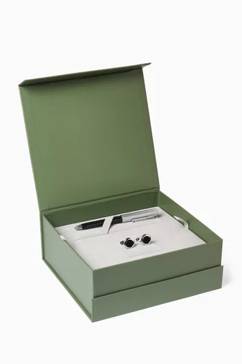 Zero Duetto Ballpoint Pen & Classico Cufflinks Set