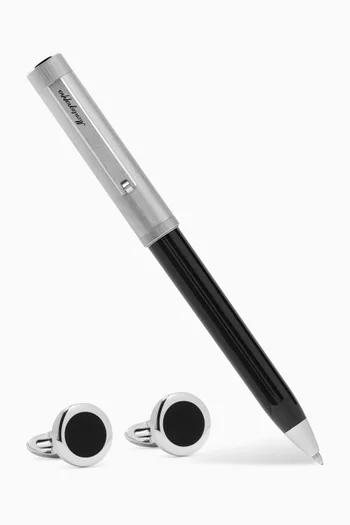 Zero Duetto Ballpoint Pen & Classico Cufflinks Set