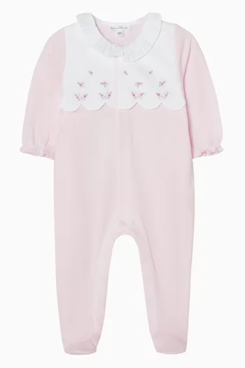 بيجاما مطرزة قطن