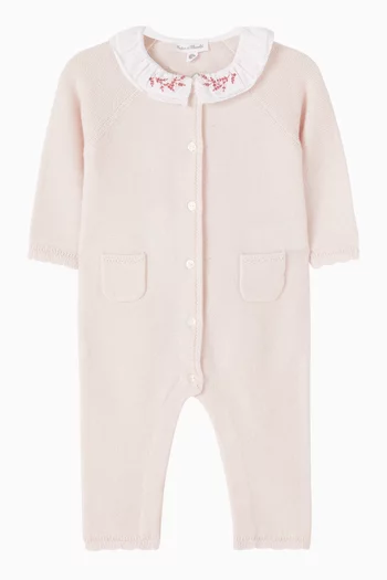 Collar-embroidered Pyjama
