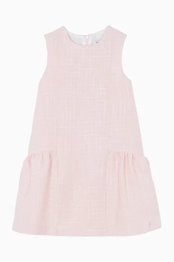 فستان بكشكش وقصة على شكل حرف A