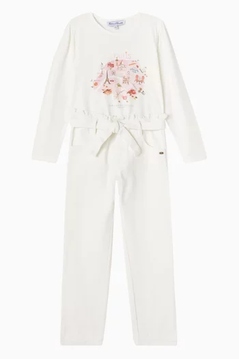 Tie-up Pants in Cotton