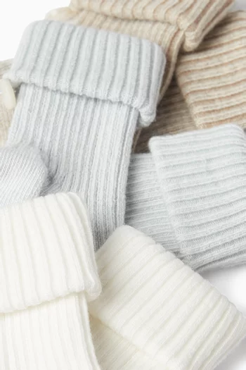 Knit Socks, Set of 3