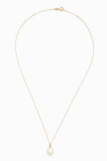 Kiku Jolie Pearl Necklace in 18kt Gold