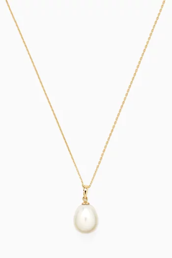 Kiku Jolie Pearl Necklace in 18kt Gold