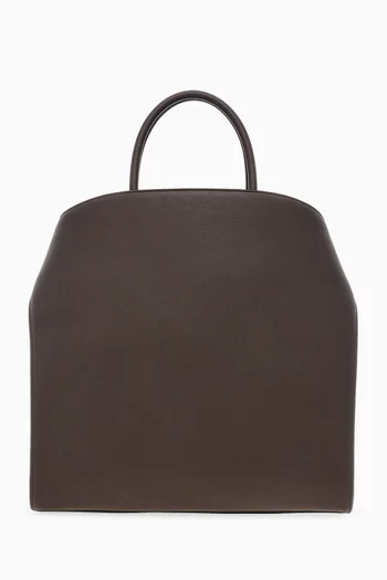 Hug Tote Bag in Hammered Calfskin