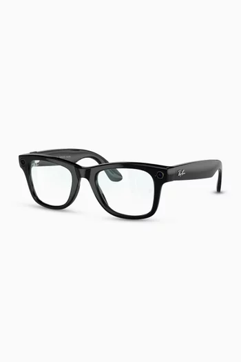 Meta Wayfarer Prescription Glasses in Acetate