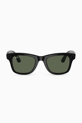 Meta Wayfarer Sunglasses in Acetate
