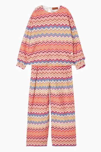 Zigzag Knit Pants