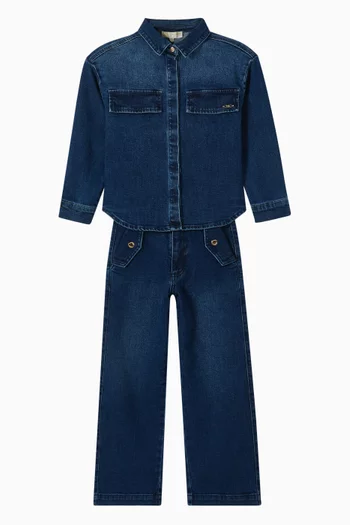 Button Down Shirt in Denim