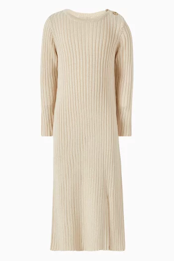 Knit Slit Dress