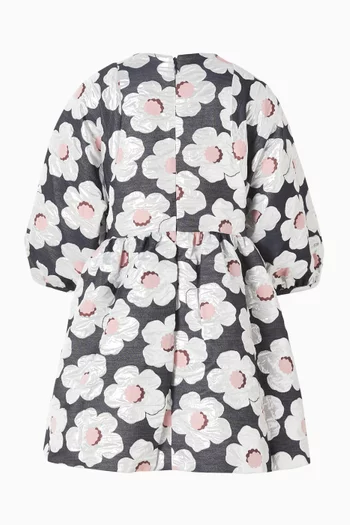 Logo Gathered Dress