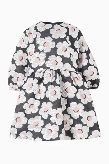 Logo Gathered Dress