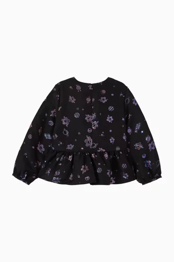 Printed Blouse in Cotton