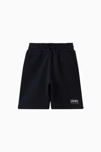Logo Tag Shorts in Cotton