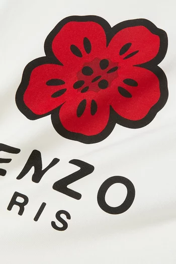 Logo-print T-shirt in Organic Cotton Jersey