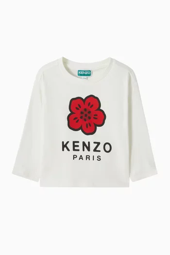 Logo-print T-shirt in Organic Cotton Jersey