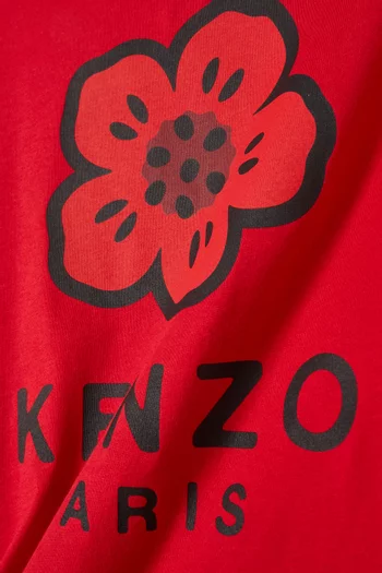 Flower Logo T-shirt in Cotton