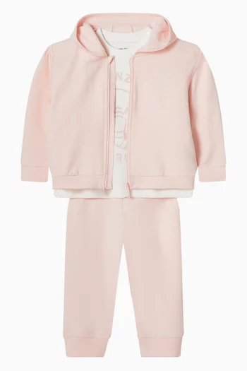 Logo Elephant 3-piece Set in Cotton